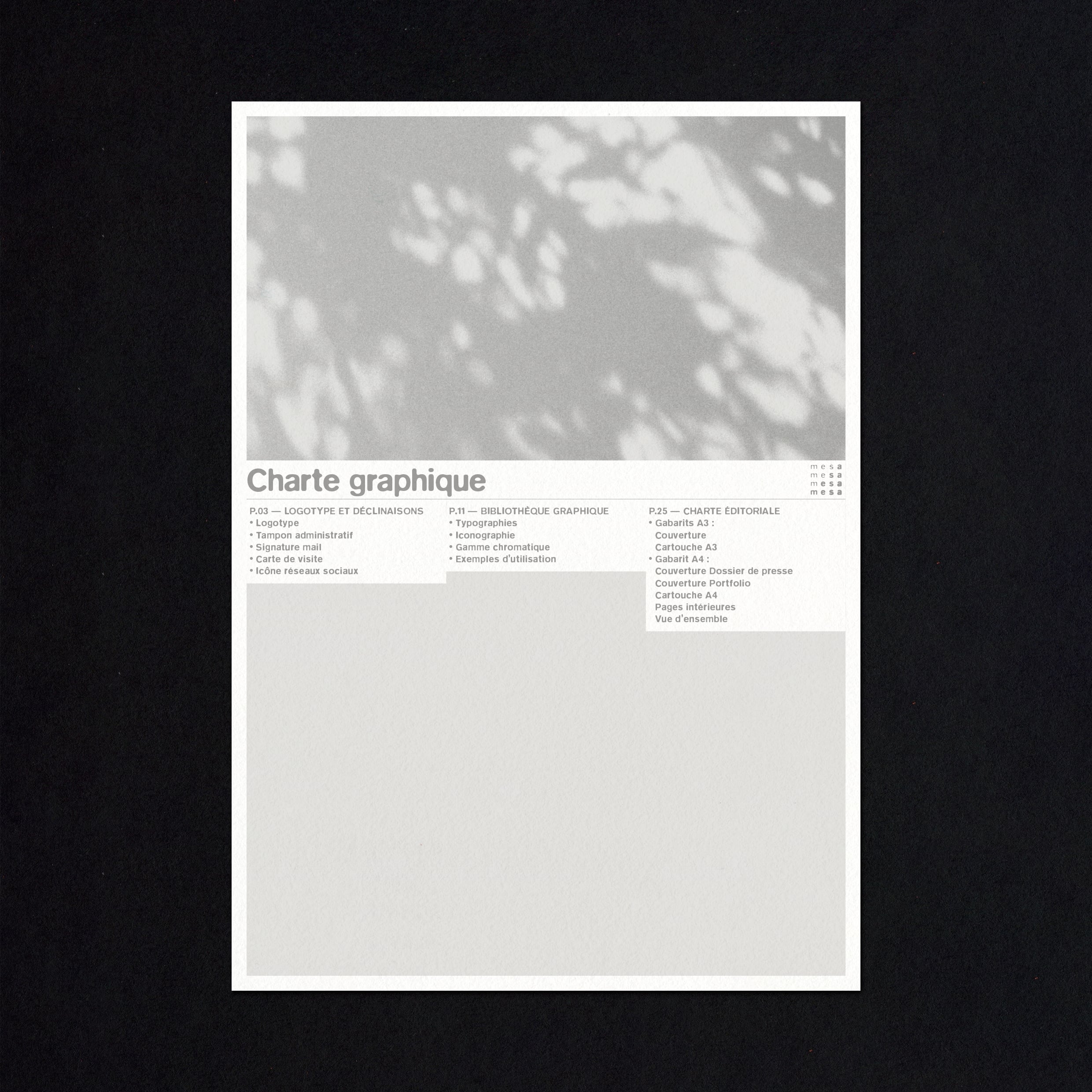 couverture de la charte graphique